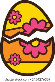 Flower collorfull icon symbol vector image