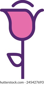 Flower collorfull icon symbol vector image
