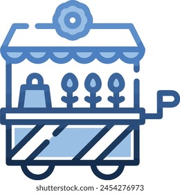 Flower collorfull icon symbol vector image