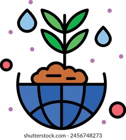 Flower collorfull icon symbol vector image