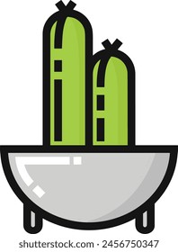 Flower collorfull icon symbol vector image