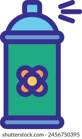 Flower collorfull icon symbol vector image