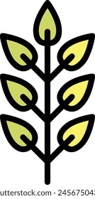 Flower collorfull icon symbol vector image