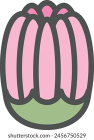 Flower collorfull icon symbol vector image