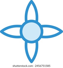 Flower collorfull icon symbol vector image