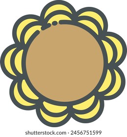 Flower collorfull icon symbol vector image