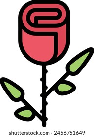 Flower collorfull icon symbol vector image