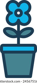 Flower collorfull icon symbol vector image