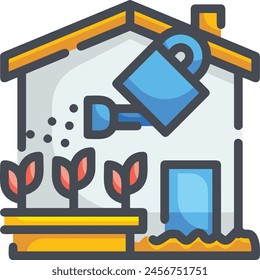 Flower collorfull icon symbol vector image