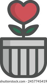 Flower collorfull icon symbol vector image