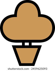 Flower collorfull icon symbol vector image