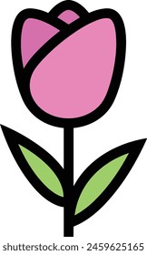 Flower collorfull icon symbol vector image