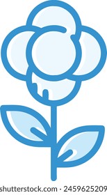 Flower collorfull icon symbol vector image