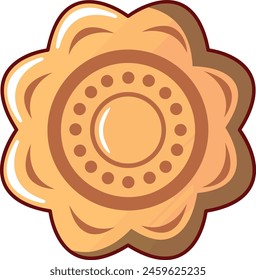 Flower collorfull icon symbol vector image