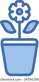 Icono de flor de color Imagen de Vector