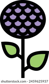 Flower collorfull icon symbol vector image