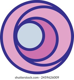 Flower collorfull icon symbol vector image
