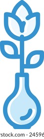Flower collorfull icon symbol vector image