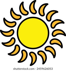 Icono de flor de color Imagen de Vector