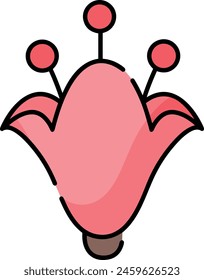 Flower collorfull icon symbol vector image