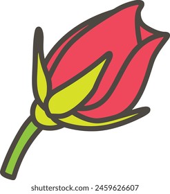 Flower collorfull icon symbol vector image