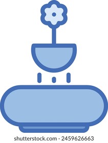 Flower collorfull icon symbol vector image