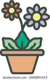 Flower collorfull vector image. Illustration of floral art design 