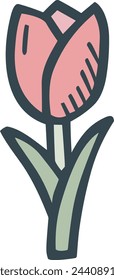 Flower collorfull vector image. Illustration of floral art design 