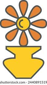 Flower collorfull vector image. Illustration of floral art design 