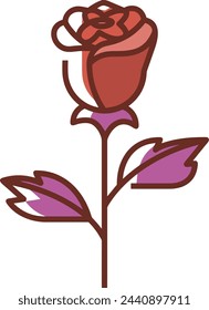Flower collorfull vector image. Illustration of floral art design 