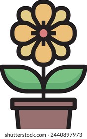 Flower collorfull vector image. Illustration of floral art design 