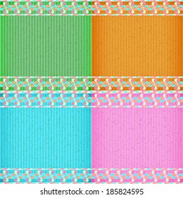 flower color card board texture for note or congratulate with copy space.