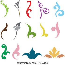 flower, color, fashion, motif, icon