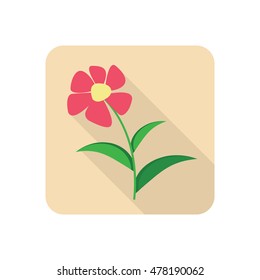 Flower color flat icon