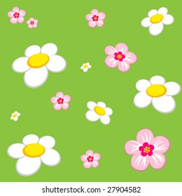  Flower color texture, pattern - vector illustration