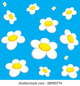 Flower color texture, pattern - vector illustration