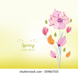 Flower colorful background