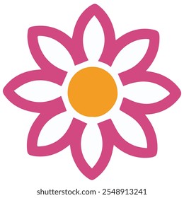 Flower colorful engagement vector  art