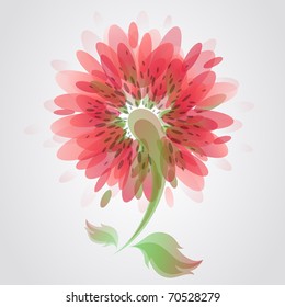 Flower. Colorful vector illustration.