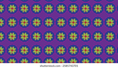 Flower coloring background pattern design for clothes, fabric. Vector pattern