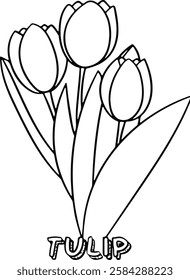 Flower Coloring Book Digital DRING