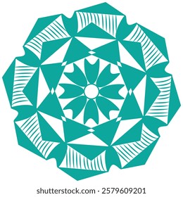 Flower coloring mandala arts, mandala design, vector art