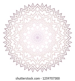 Flower coloring Mandala. decorative elements. Oriental pattern, vector illustration. Indian, moroccan, mystic, ottoman motifs