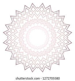 Flower coloring Mandala. decorative elements. Oriental pattern, vector illustration. Indian, moroccan, mystic, ottoman motifs