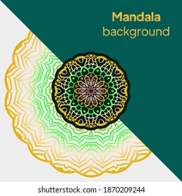 Flower coloring Mandala. decorative elements. Oriental pattern, vector illustration. Indian, moroccan, mystic, ottoman motifs