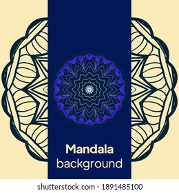 Flower coloring Mandala. decorative elements. Oriental pattern, vector illustration. Indian, moroccan, mystic, ottoman motifs
