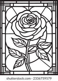 Flower coloring page. Flower coloring book pages. Flower vector black and white line art sketch drawing. Rose coloring pages for adults. Rose flower vector. Hand drawn floral background illustration.