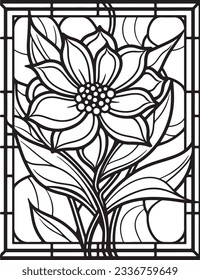 Flower coloring page. Flower coloring book pages. Flower vector black and white line art sketch drawing. Rose coloring pages for adults. Rose flower vector. Hand drawn floral background illustration.