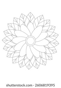 Flower Coloring Pages For Kides