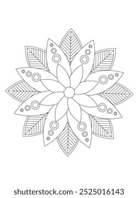 Folhas de coloração de flores para crianças